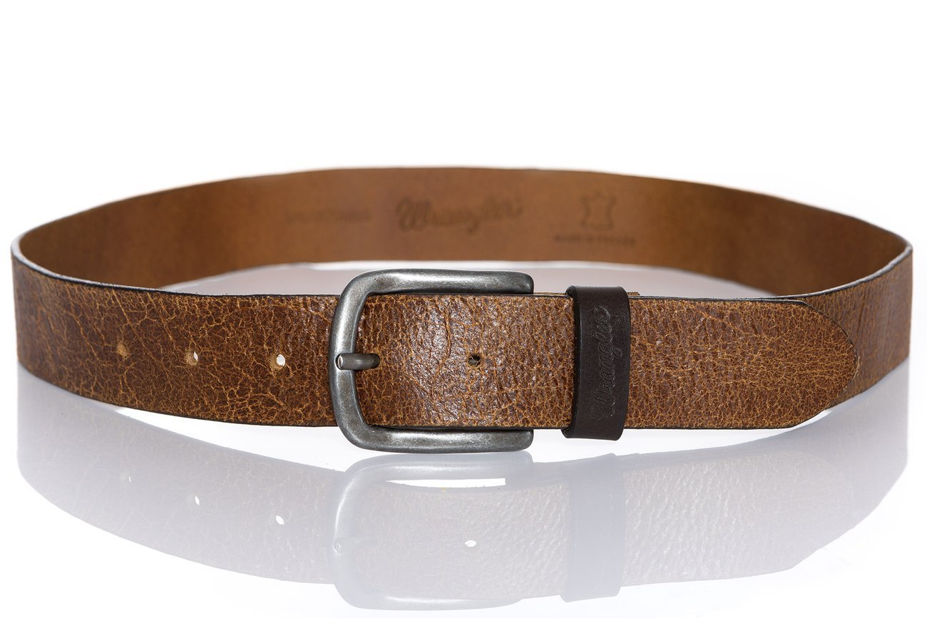 PASEK WRANGLER SIOUX BELT BROWN W0A97UM85