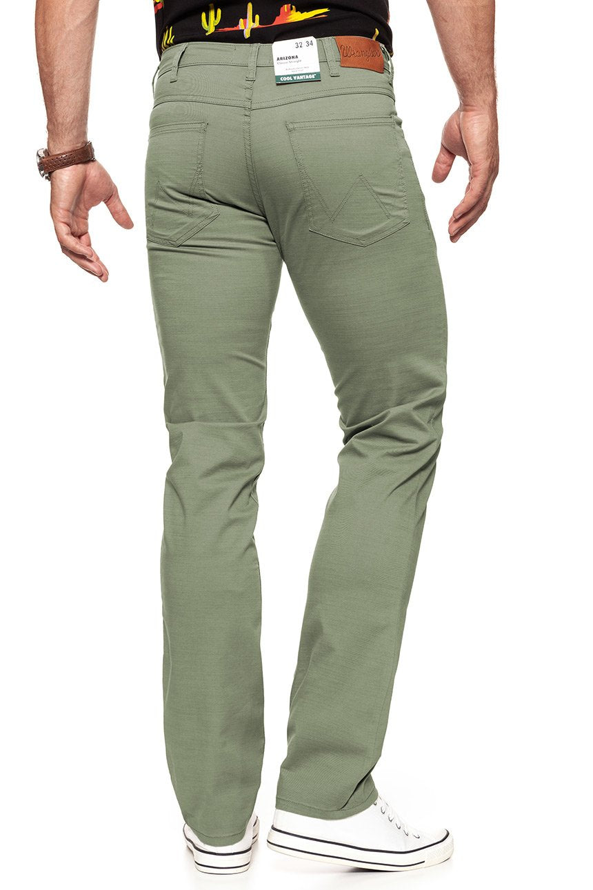 WRANGLER SPODNIE MĘSKIE ARIZONA MOSS GREEN W12OV6330