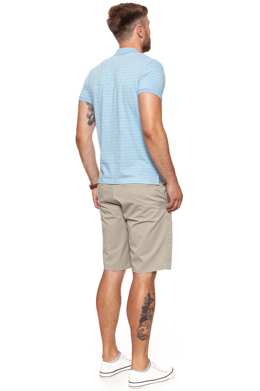 SPODENKI MĘSKIE WRANGLER CHINO SHORT CAMEL W14AKM175      $