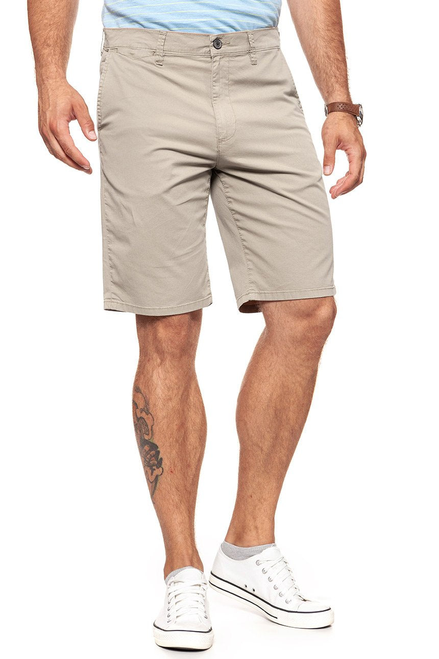 SPODENKI MĘSKIE WRANGLER CHINO SHORT CAMEL W14AKM175      $