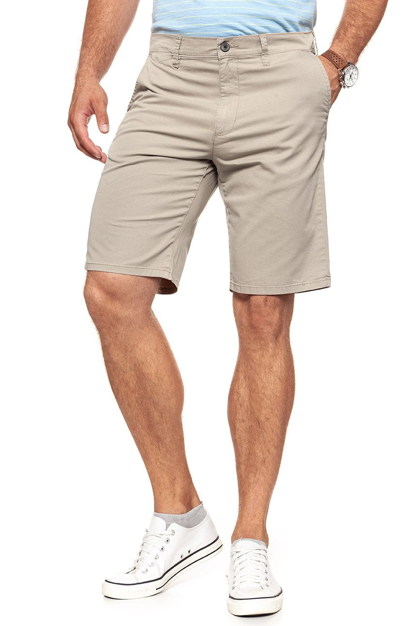 SPODENKI MĘSKIE WRANGLER CHINO SHORT CAMEL W14AKM175      $