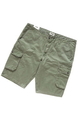 SPODENKI MĘSKIE WRANGLER CARGO SHORT MOSS GREEN W15DKC330