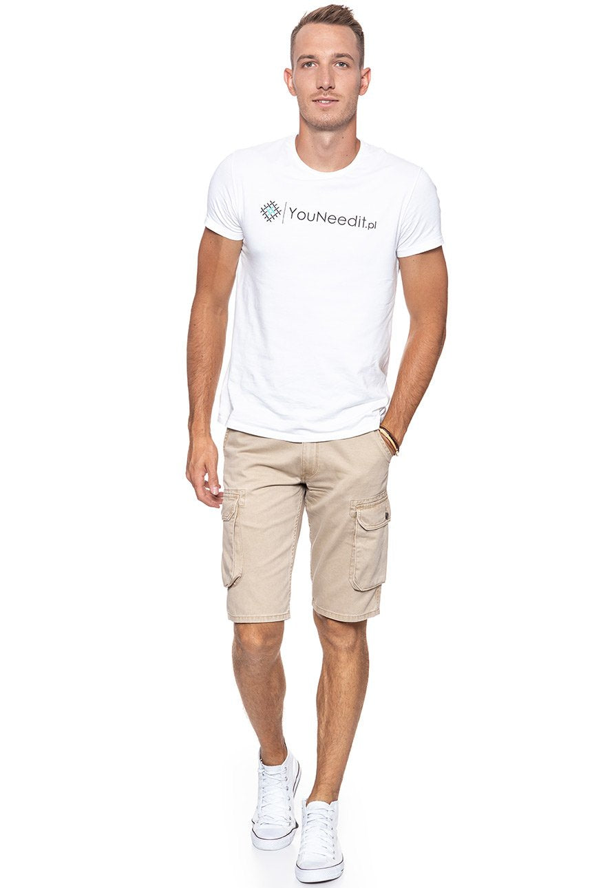 SPODENKI MĘSKIE WRANGLER CARGO SHORT CORNSTALK W15DKC335      $