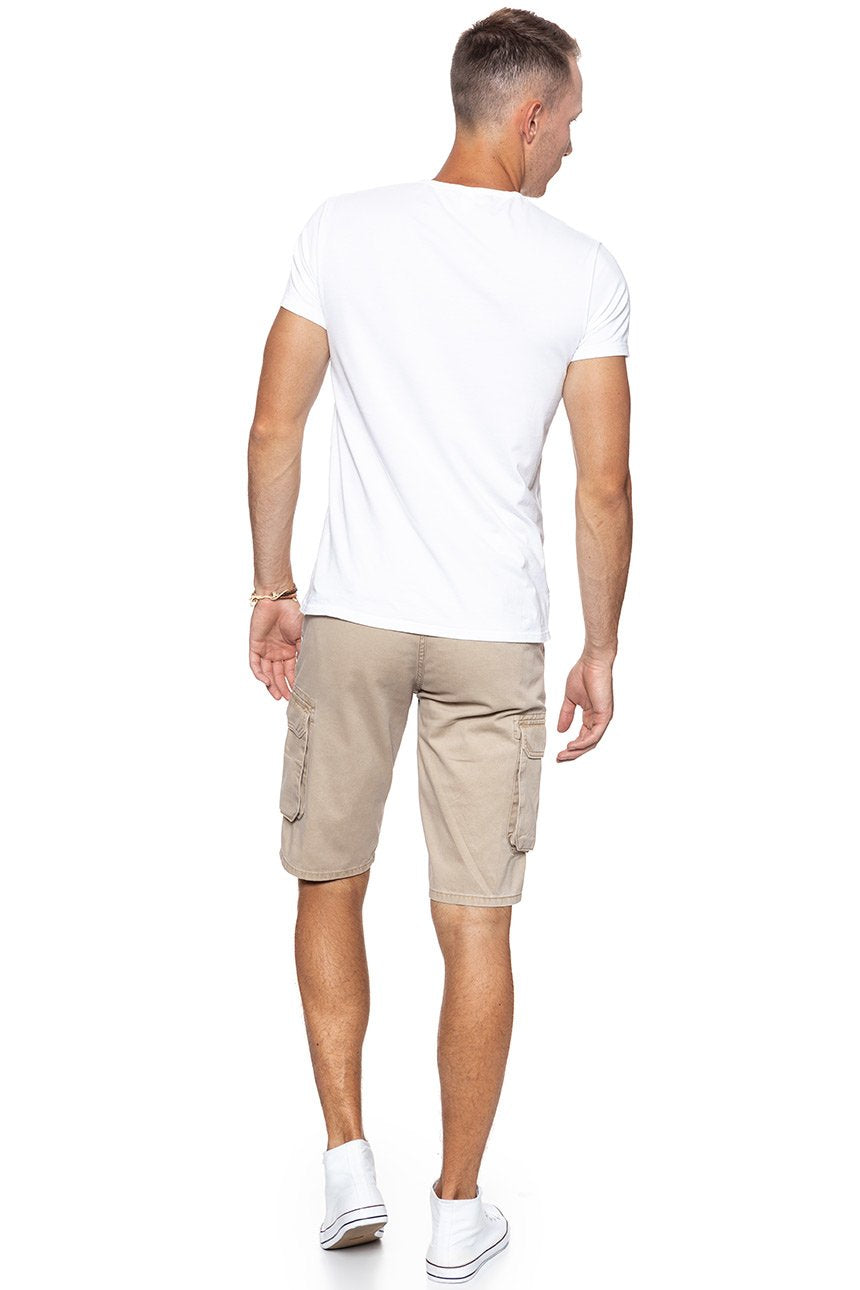 SPODENKI MĘSKIE WRANGLER CARGO SHORT CORNSTALK W15DKC335      $