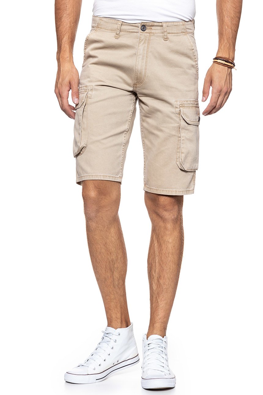 SPODENKI MĘSKIE WRANGLER CARGO SHORT CORNSTALK W15DKC335      $