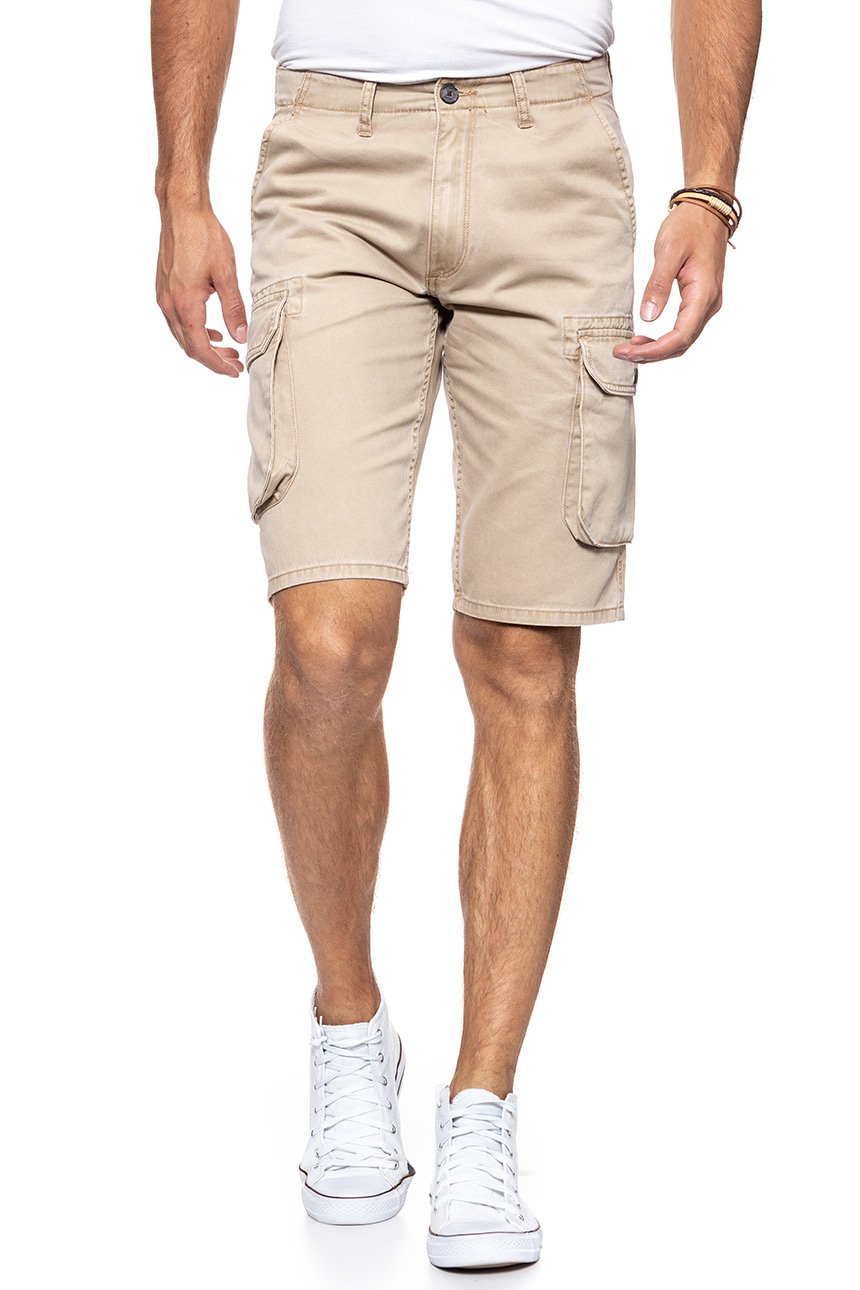 SPODENKI MĘSKIE WRANGLER CARGO SHORT CORNSTALK W15DKC335      $