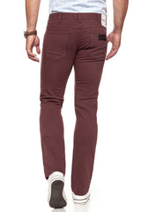 WRANGLER SPODNIE MĘSKIE GREENSBORO RED MAHOGANY W15QTJ17M      $