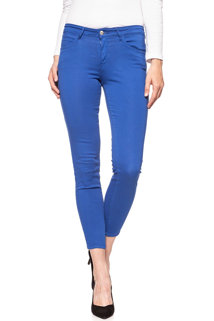 SPODNIE WRANGLER DAMSKIE SKINNY CROP TURKISH SEA W28MHL291