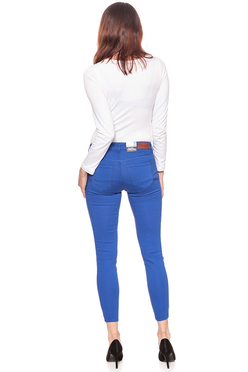 SPODNIE WRANGLER DAMSKIE SKINNY CROP TURKISH SEA W28MHL291