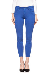 SPODNIE WRANGLER DAMSKIE SKINNY CROP TURKISH SEA W28MHL291