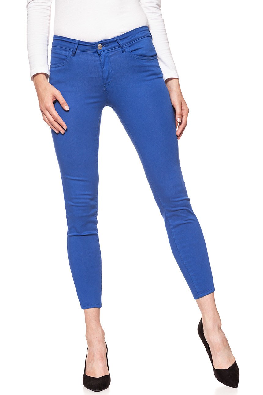 SPODNIE WRANGLER DAMSKIE SKINNY CROP TURKISH SEA W28MHL291