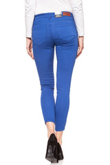 SPODNIE WRANGLER DAMSKIE SKINNY CROP TURKISH SEA W28MHL291