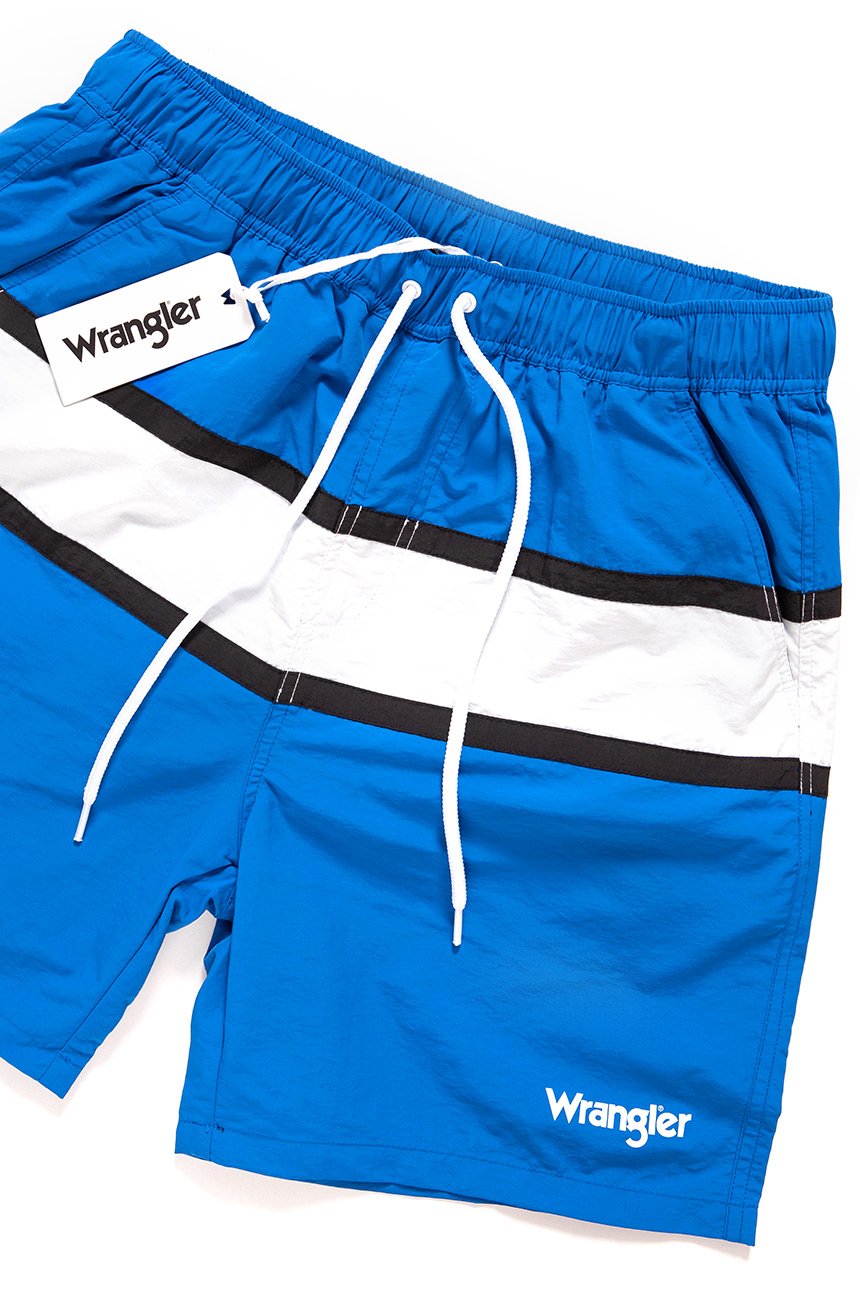 SPODENKI MĘSKIE WRANGLER SWIMSHORT TURKISH SEA W4B01WD86