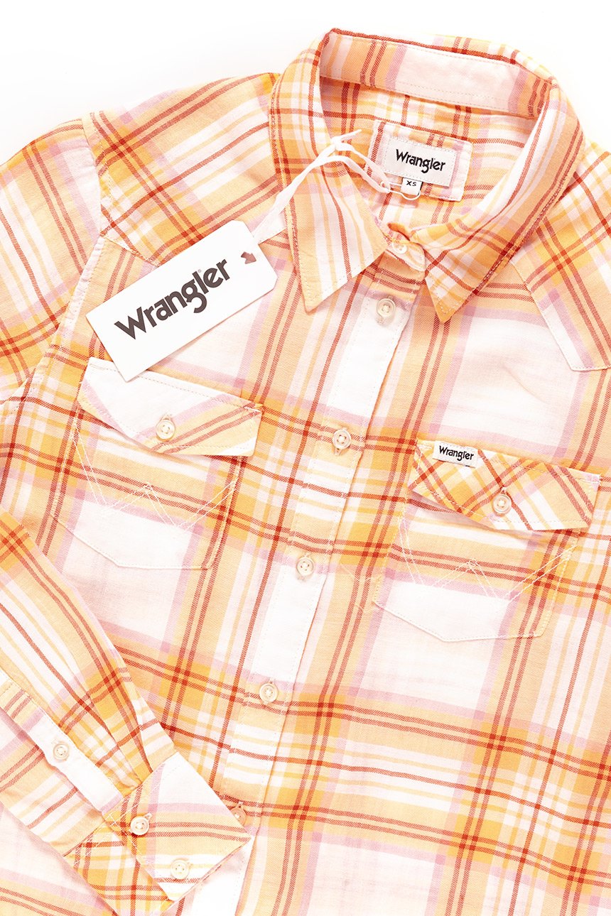 KOSZULA WRANGLER WESTERN APRICOT NECTAR W5240LU65