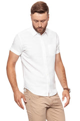 KOSZULA MĘSKA KRÓTKI RĘKAW WRANGLER S/S 1PKT SHIRT WHITE W5860LO12