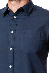 KOSZULA MĘSKA KRÓTKI RĘKAW WRANGLER SS 1 PKT SHIRT NAVY W5860LO35