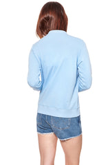 BLUZA WRANGLER DAMSKA SWEATER CERULEAN W6077IEVT