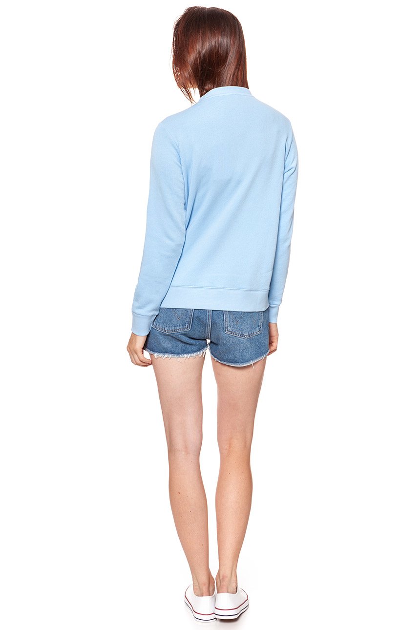 BLUZA WRANGLER DAMSKA SWEATER CERULEAN W6077IEVT