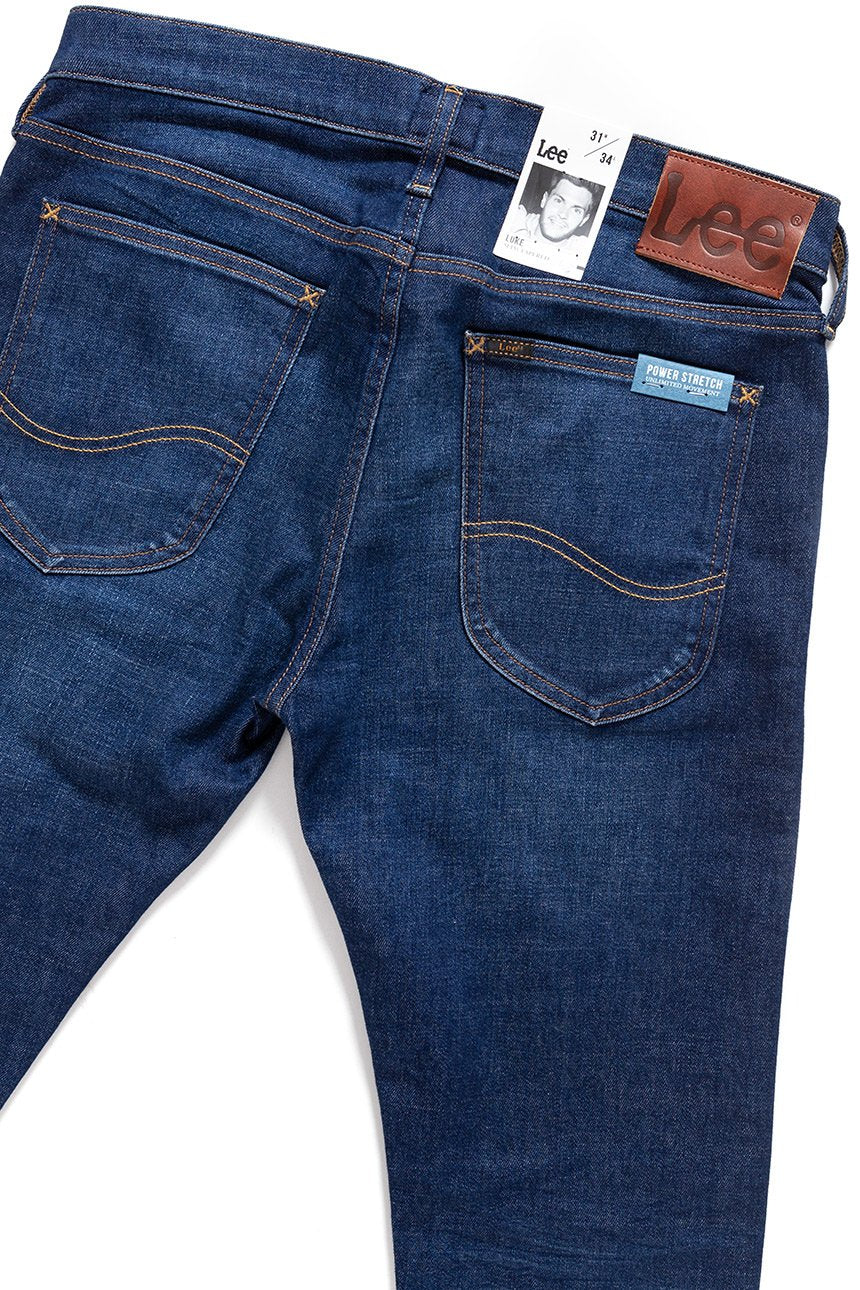 JEANSY MĘSKIE LEE LUKE VINTAGE WORN L719ROEQ