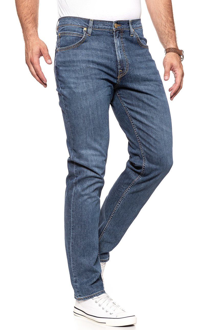 JEANSY MĘSKIE LEE BROOKLYN STRAIGHT MID WASHED L452JJSI