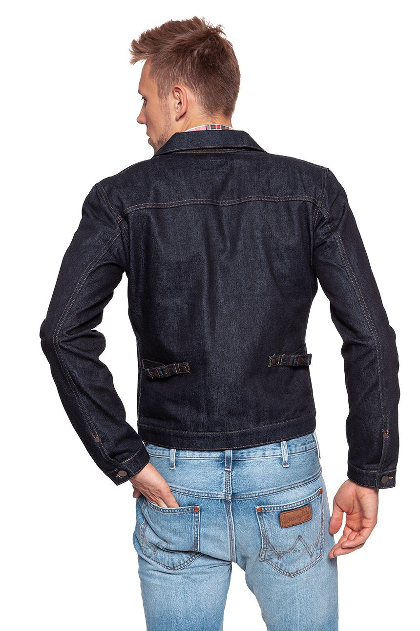 KURTKA JEANSOWA WRANGLER PLEATED JACKET EQULIBRIUM W497W750ES #