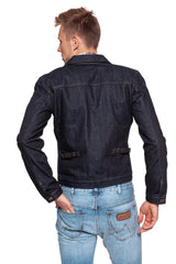 KURTKA JEANSOWA WRANGLER PLEATED JACKET EQULIBRIUM W497W750ES #