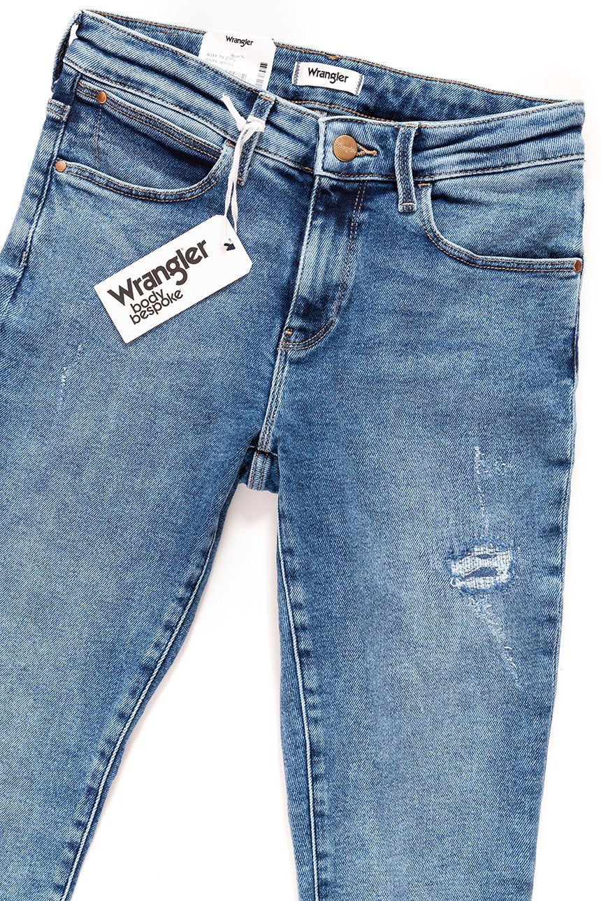 WRANGLER SKINNY WORN INDIGO W28KTX21P