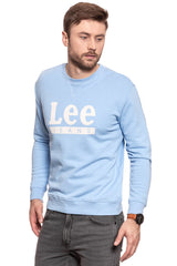 BLUZA MĘSKA LEE BASIC GRAPHIC CREW SKY BLUE L80TJBLM