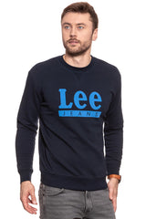 BLUZA MĘSKA LEE BASIC GRAPHIC CREW SKY CAPTAIN L80TJBHY