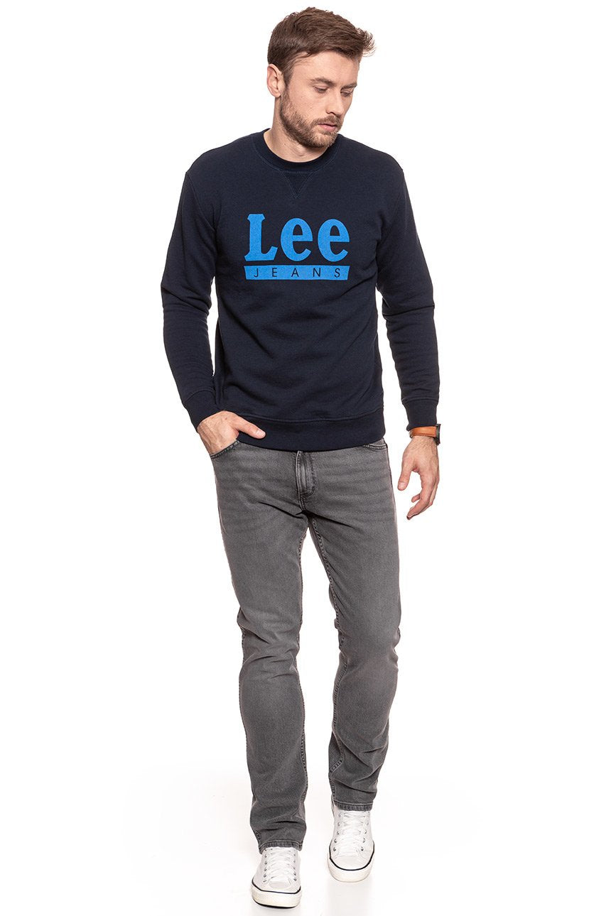 BLUZA MĘSKA LEE BASIC GRAPHIC CREW SKY CAPTAIN L80TJBHY