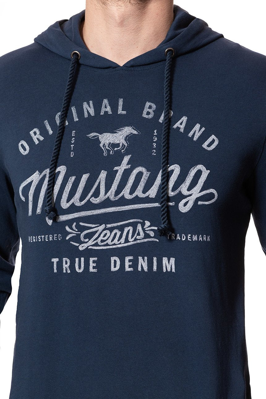 BLUZA MUSTANG HOODY MOOD INDIGO 1006252 5228