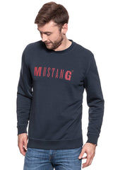 MUSTANG LOGO SWEATSHIRT BLUE NIGHTS 1006290 4085