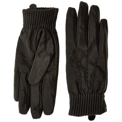 DAMSKI RĘKAWICZKI LEE LEATHER GLOVES BLACK LD135901      $