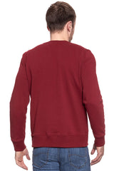 MUSTANG BLUZA Basic Crewneck RHUBARB 1007003 7194