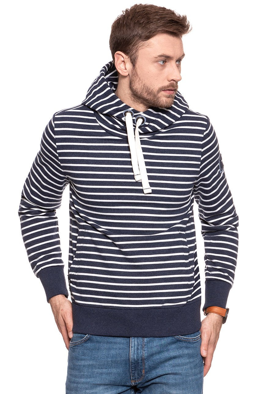 MUSTANG BLUZA Cosy Hoodie Embro Stripe 1007006 11263