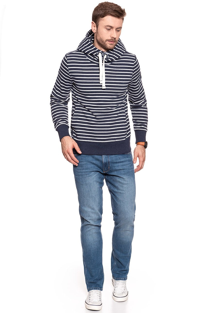 MUSTANG BLUZA Cosy Hoodie Embro Stripe 1007006 11263