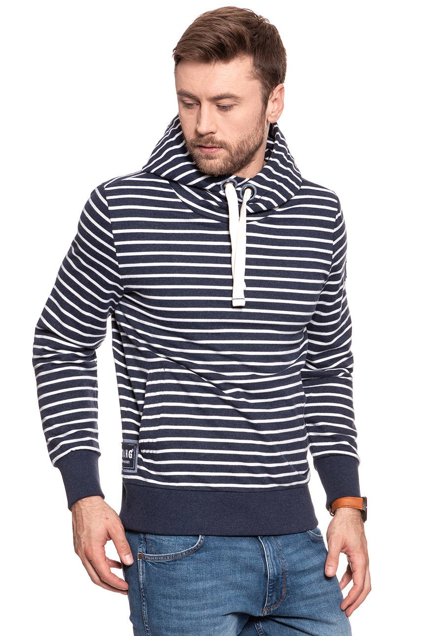 MUSTANG BLUZA Cosy Hoodie Embro Stripe 1007006 11263