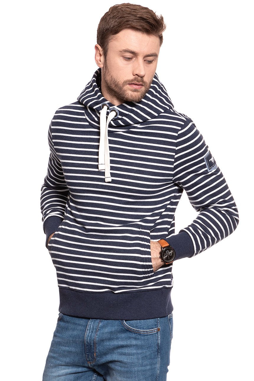 MUSTANG BLUZA Cosy Hoodie Embro Stripe 1007006 11263