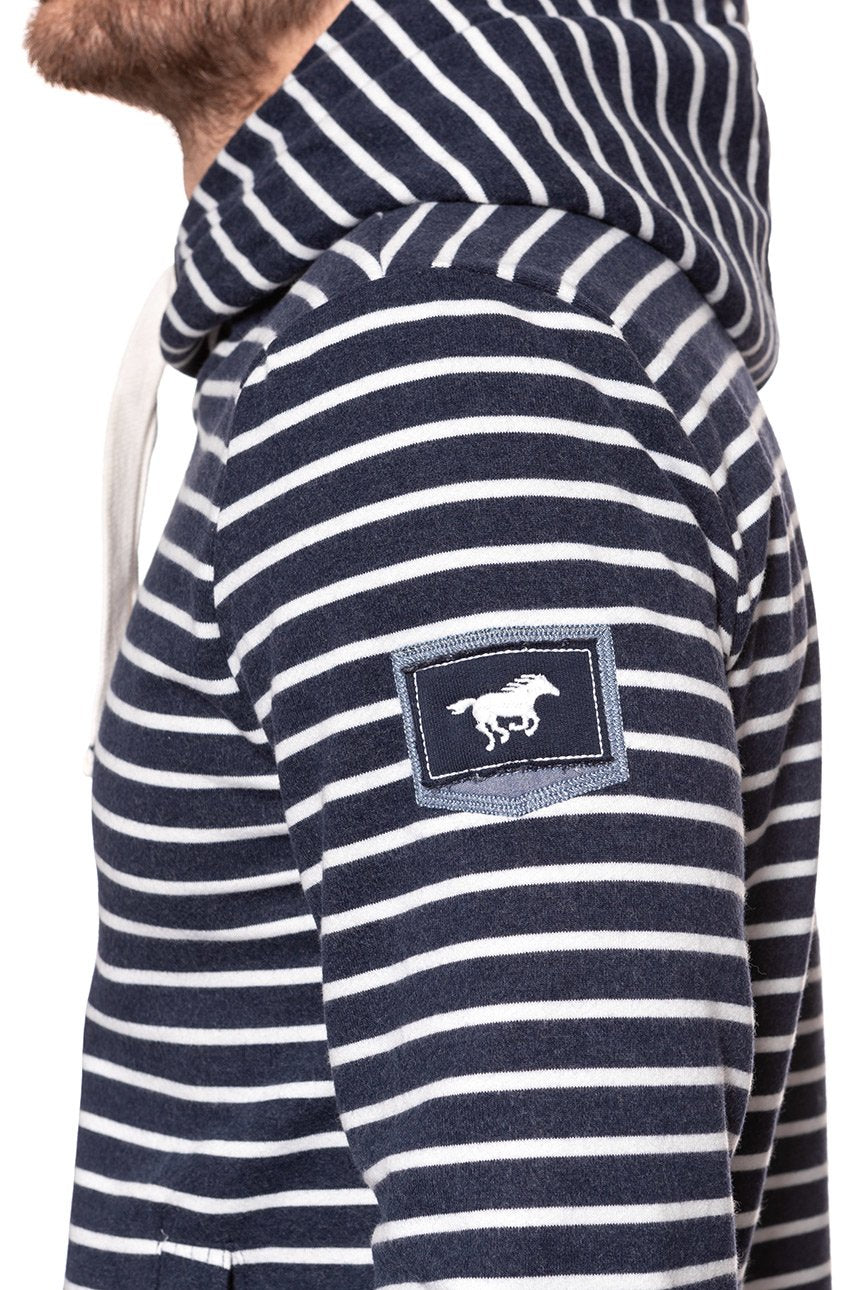 MUSTANG BLUZA Cosy Hoodie Embro Stripe 1007006 11263