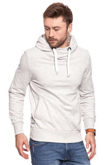 MUSTANG COSY HOODIE LIGHT GREY MEL 1007006 4163