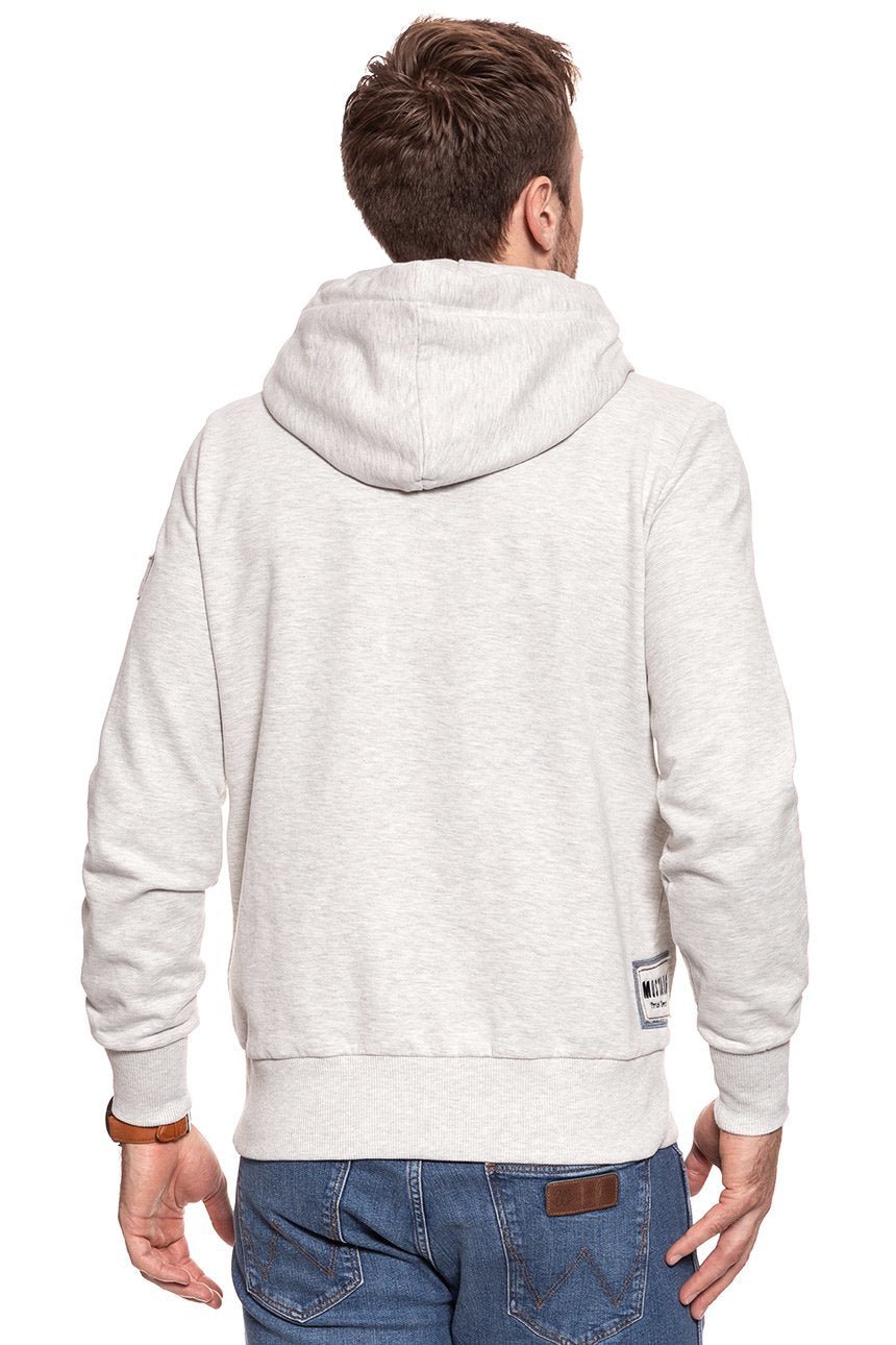 MUSTANG COSY HOODIE LIGHT GREY MEL 1007006 4163