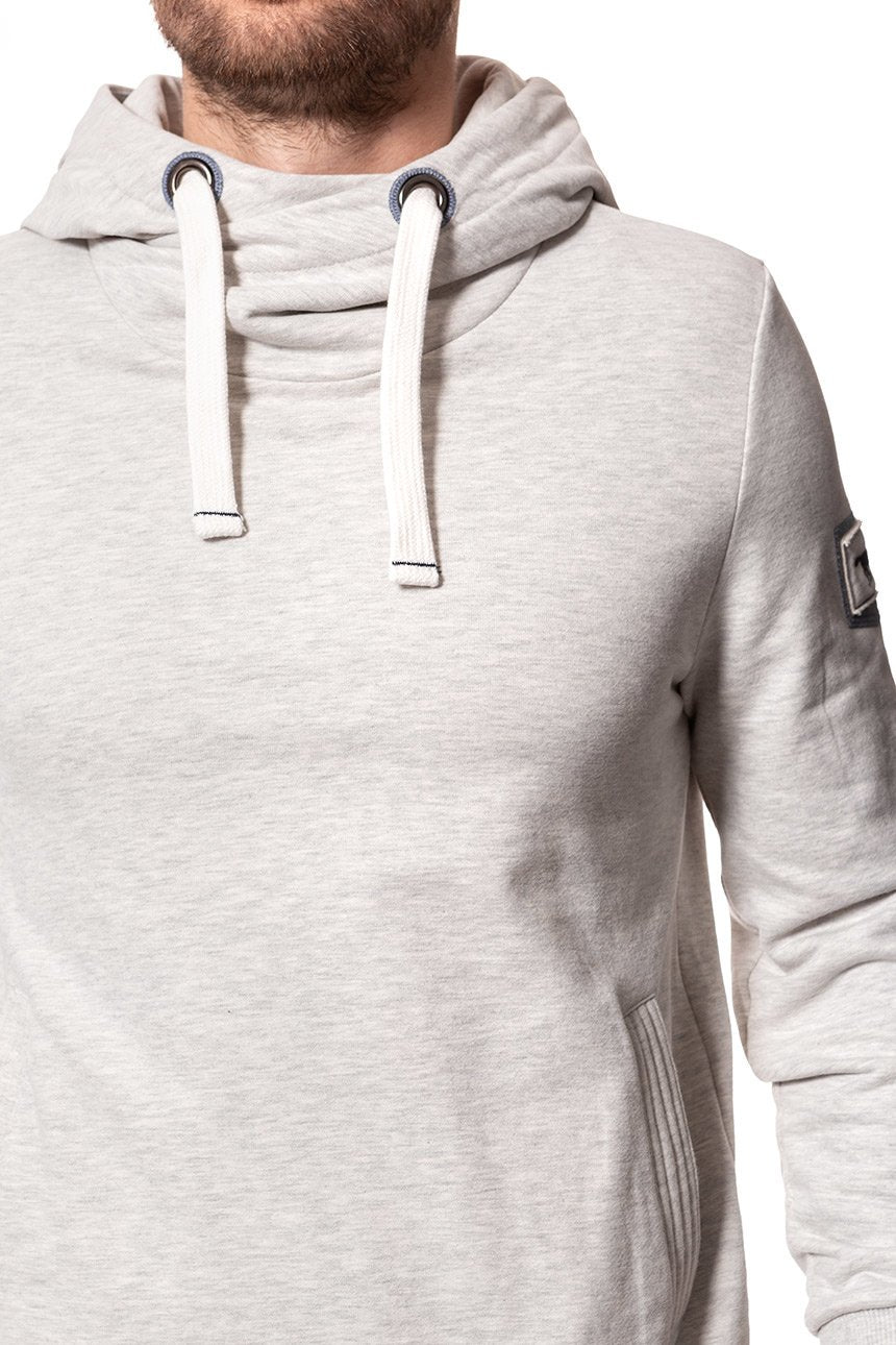 MUSTANG COSY HOODIE LIGHT GREY MEL 1007006 4163