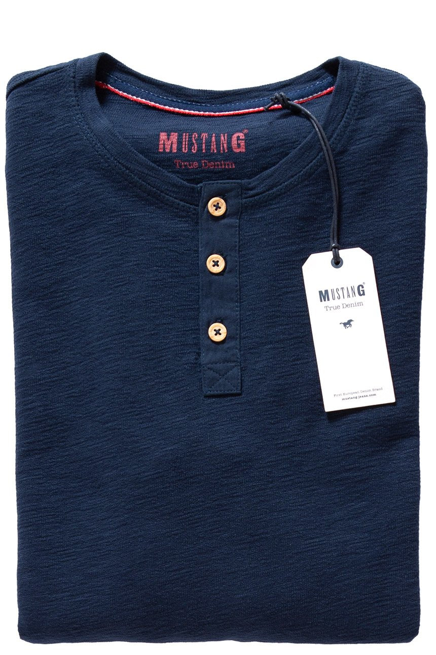 MUSTANG FANCY HENLEY DRESS BLUES 1007051 5334