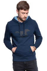 MUSTANG BLUZA LOGOPRINT HOODIE DRESS BLUES 1007258 5334