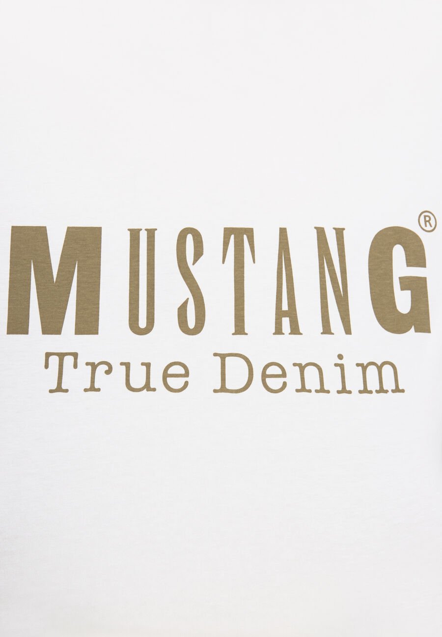 MUSTANG Logo Tee CLOUD DANCER 1007295 2020