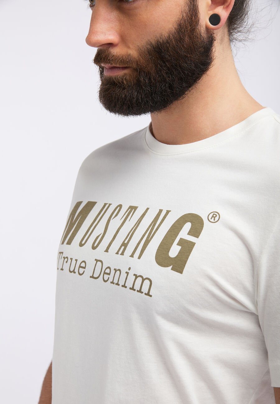 MUSTANG Logo Tee CLOUD DANCER 1007295 2020