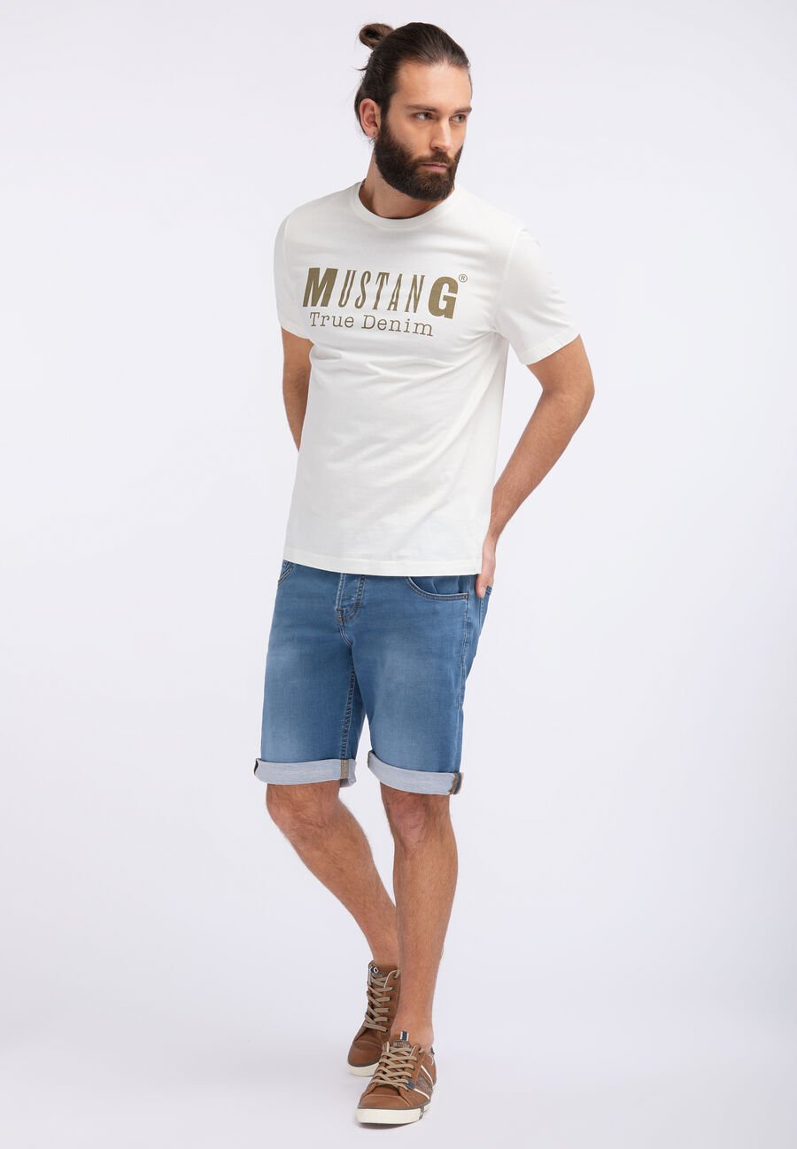 MUSTANG Logo Tee CLOUD DANCER 1007295 2020