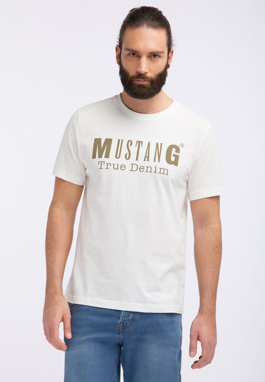 MUSTANG Logo Tee CLOUD DANCER 1007295 2020