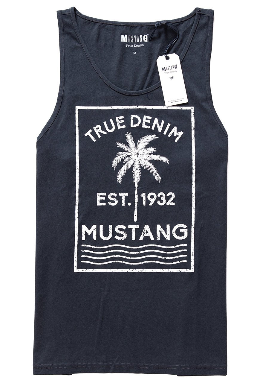 MUSTANG  Printed Tanktop MĘSKI BEZRĘKAWNIK PHANTOM 1007633 4087