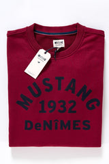 MUSTANG Basic Crewneck RHUBARB 1007743 7194